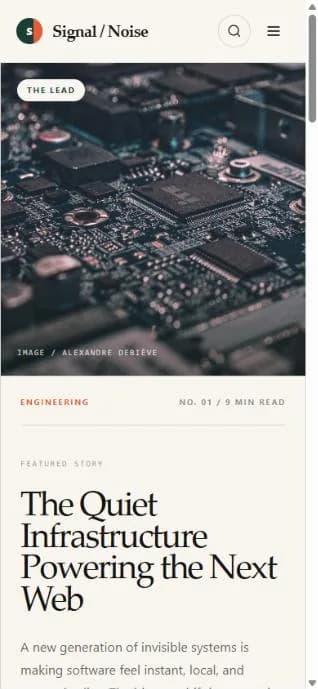 Editorial on mobile