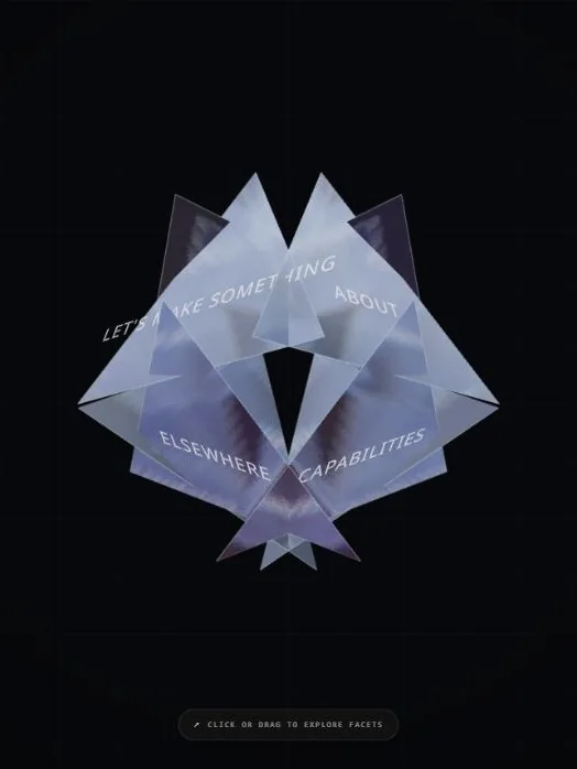 Octahedron on tablet